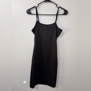 Kardashian Kollection Black Slip Dress Layering Strappy Intimates Women’s S